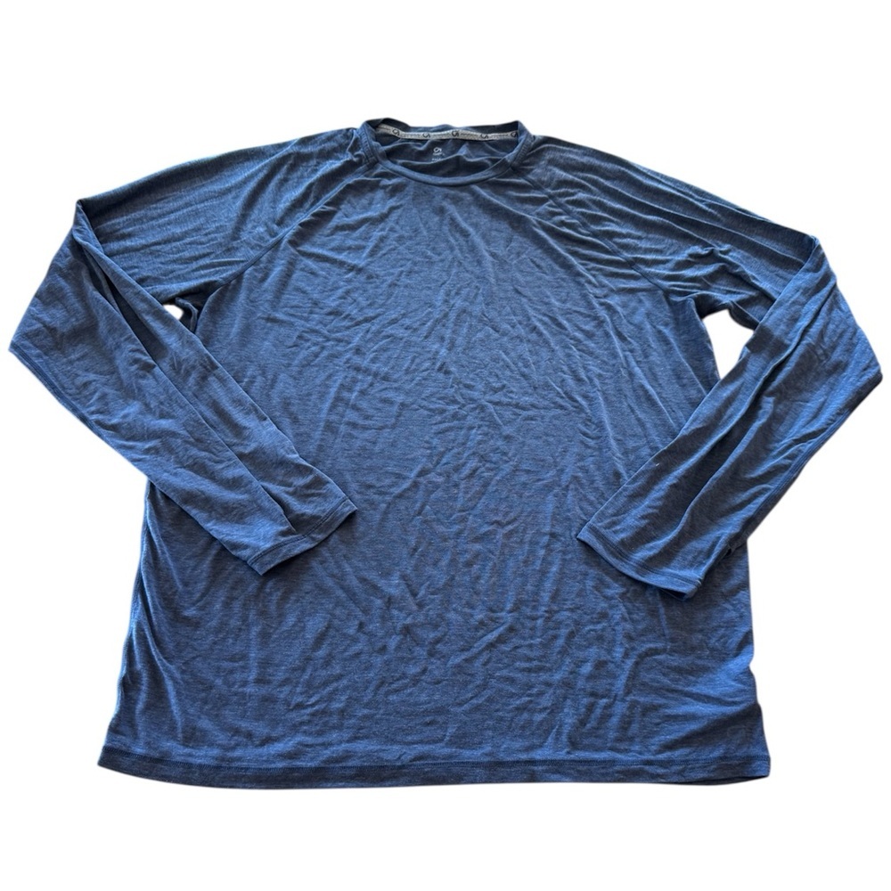 GAP Fit Breathe Men's Navy Blue Long Sleeve T-Shirt M